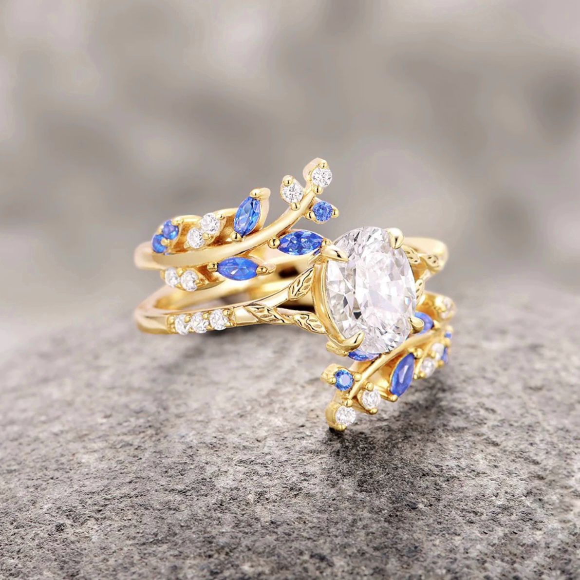 Golden Blaze (Anello Regolabile)