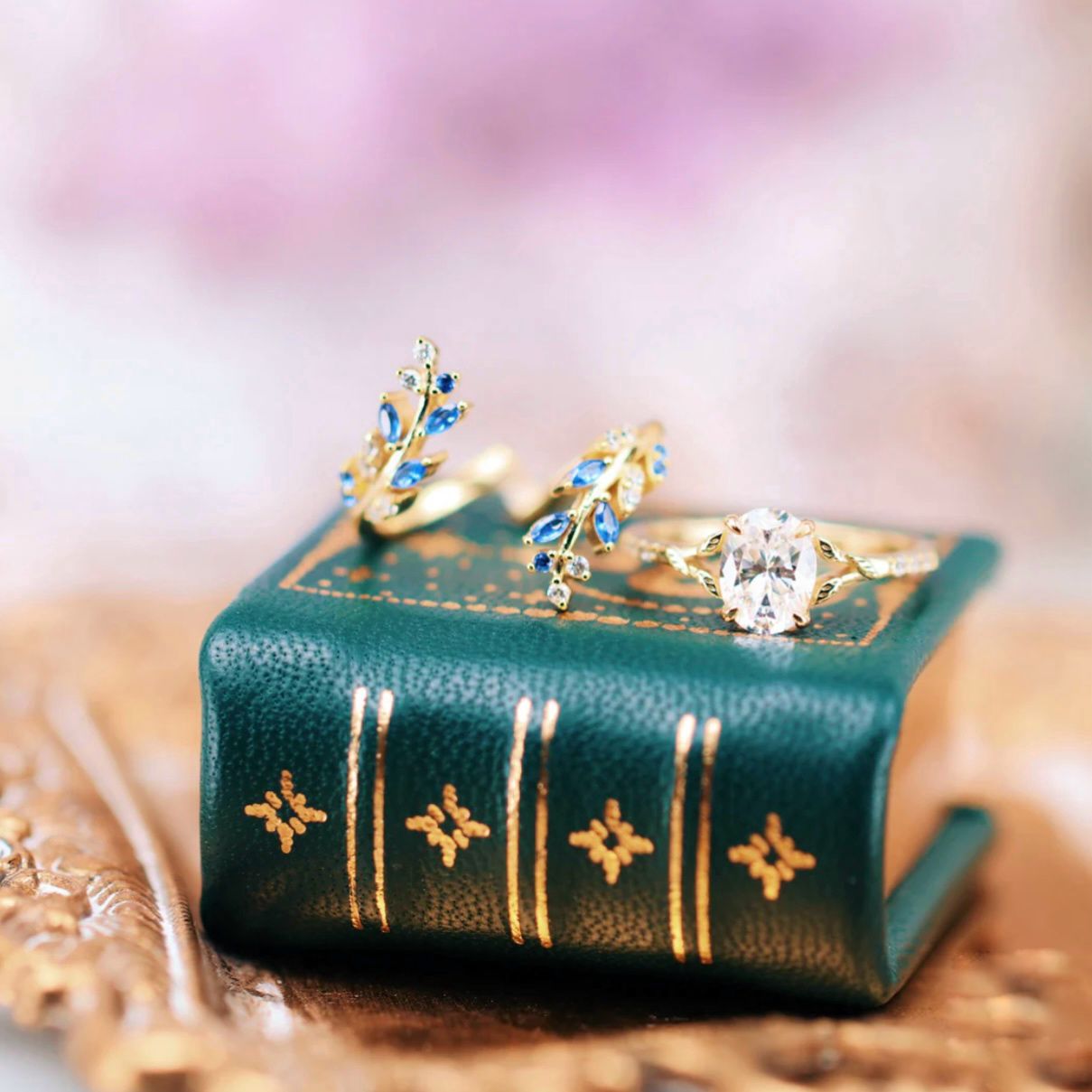 Golden Blaze (Anello Regolabile)